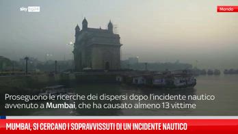 Mumbai, si cercano i sopravvissuti di un incidente nautico