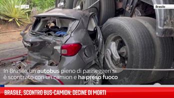 Oltre 30 morti in uno scontro tra un autobus e un camion in Brasile