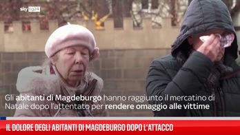 Il dolore degli abitanti di Magdeburgo dopo l’attacco