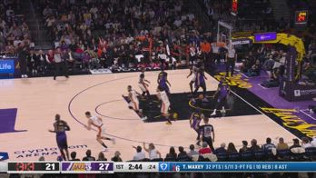 NBA, 13 punti per Simone Fontecchio contro i Lakers