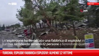 Turchia, esplode fabbrica esplosivi: almeno 12 vittime