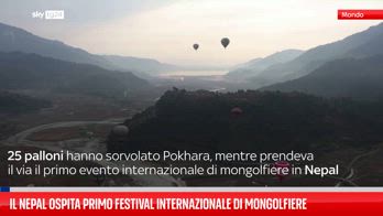 Il Nepal ospita primo festival internazionale di mongolfiere