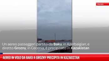 Aereo in volo da Baku a Grozny precipita in Kazakistan