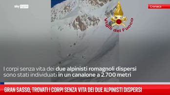 Gran Sasso, trovati i corpi dei due alpinisti dispersi