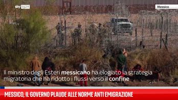 Messico, il presidente plaude alle norme per ridurre l'emigrazione