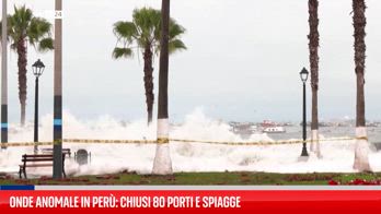 Onde anomale in Perù: chiusi 80 porti e spiagge