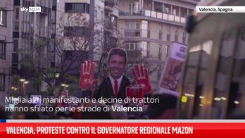 Alluvione Valencia, proteste contro il presidente regionale