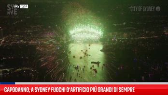 Capodanno, Sydney festeggia con i più grandi fuochi artificio della sua storia