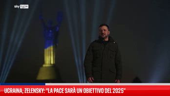 Zelensky nel discorso di fine anno: “Tutto per fermare la guerra”