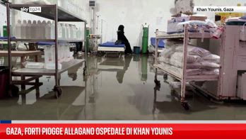 Gaza, ospedale di Khan Younis allagato a seguito delle forti piogge