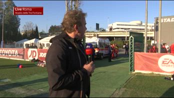 roma lazio allenamento news