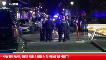 New Orleans, auto sulla folla a Capodanno: ci sono vittime e feriti