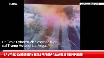 ERROR! Las Vegas, Cybertruck Tesla esplode davanti al Trump Hotel