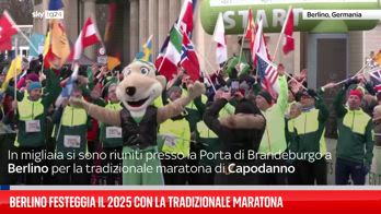 Capodanno a Berlino, in migliaia alla tradizionale maratona di inizio anno