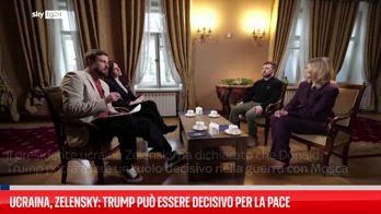 Zelensky: “Trump imprevedibile, può aiutare a fermare Putin”