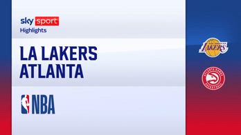 HL NBA LAKERS-ATLANTA 4 GENNAIO_1353394