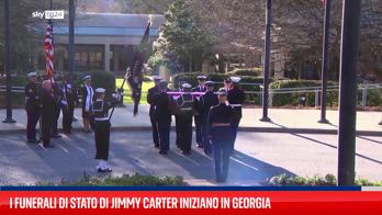 I funerali di stato di Jimmy Carter iniziano in Georgia