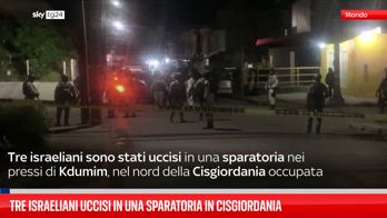 Tre israeliani uccisi in una sparatoria in Cisgiordania