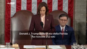 Vittoria Trump ufficiale, Harris presiede a certificazione