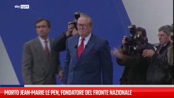 Francia, morto Jean-Marie Le Pen: padre di Marine e fondatore del FN