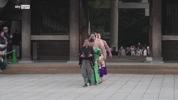 Tokyo, inaugurata la stagione del sumo