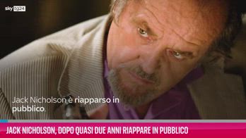 VIDEO Jack Nicholson, dopo quasi 2 anni riappare in pubblico