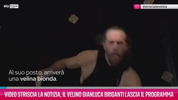 VIDEO Il velino Gianluca Briganti lascia Striscia La Notizi