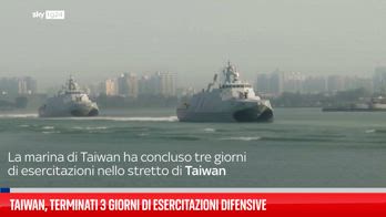 Taiwan, terminati 3 giorni di esercitazioni difensive