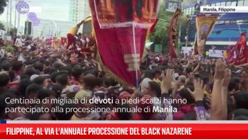 Filippine, al via l’annuale processione del Black Nazarene