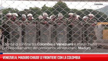 Venezuela, Maduro chiude le frontiere con la Colombia