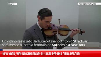 New York, violino Stradivari all’asta per una cifra record