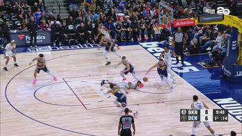 NBA, tripla doppia per Nikola Jokic contro Brooklyn