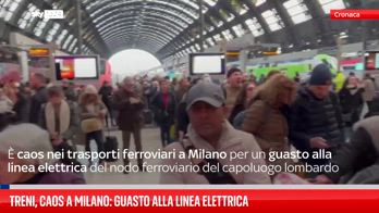 Treni, caos a Milano: guasto alla linea elettrica