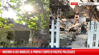 Incendi a Los Angeles, il prima e dopo di Pacific Palisades