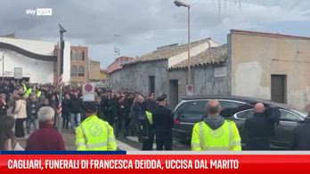 I funerali di Francesca Deidda, uccisa dal marito