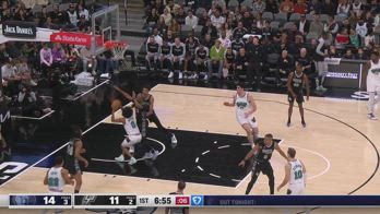 NBA, le 8 stoppate in un solo tempo di Wembanyama