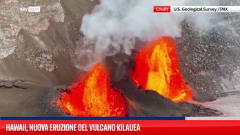 Riprende l'eruzione del vulcano Kilauea che erutta lava