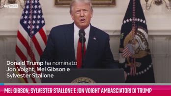 VIDEO Gibson, Stallone e Voight ambasciatori di Trump