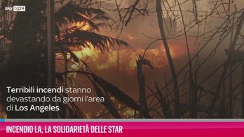 VIDEO Incendio LA, la solidarietà delle star