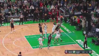 NBA, Amen Thompson segna per la vittoria a Boston