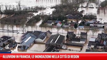 Alluvioni in Francia, le inondazioni nella città di Redon