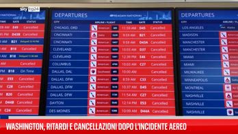 Washington, ritardi e cancellazioni dopo l'incidente aereo