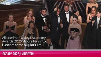 VIDEO Oscar® 2025, i vincitori