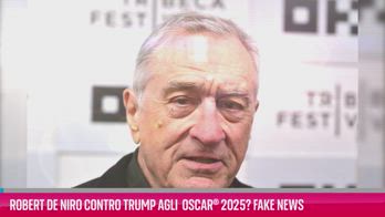 VIDEO Robert De Niro contro Trump agli Oscar® 25? Fake news