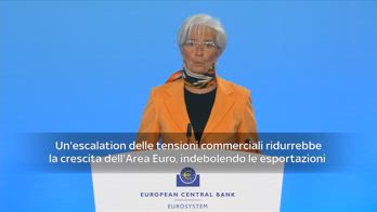 Crescita, Lagarde: rischi da dazi, spinta da spesa Difesa