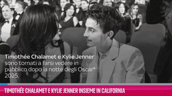 VIDEO Timothée Chalamet e Kylie Jenner insieme in California