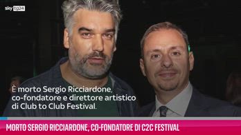 VIDEO Morto Sergio Ricciardone, co-fondatore di C2C Festival