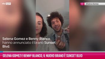 VIDEO Selena Gomez e Benny Blanco, Sunset Blvd nuovo brano