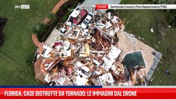 Florida, case distrutte da tornado: le immagini dal drone