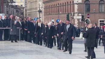 Mattarella ad Altare Patria per 164 anni UnitÃ  d'Italia